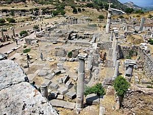Ruins of the ancient city Ephes photo